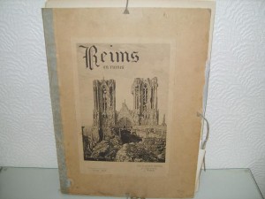 Notre Dame, Reims in Ruins by Raoul Varin