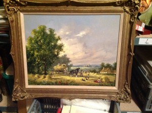 Gudrun Sibbons, Oil Painting, Rural, Harvest Time